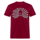 Starbend (black and white) - burgundy