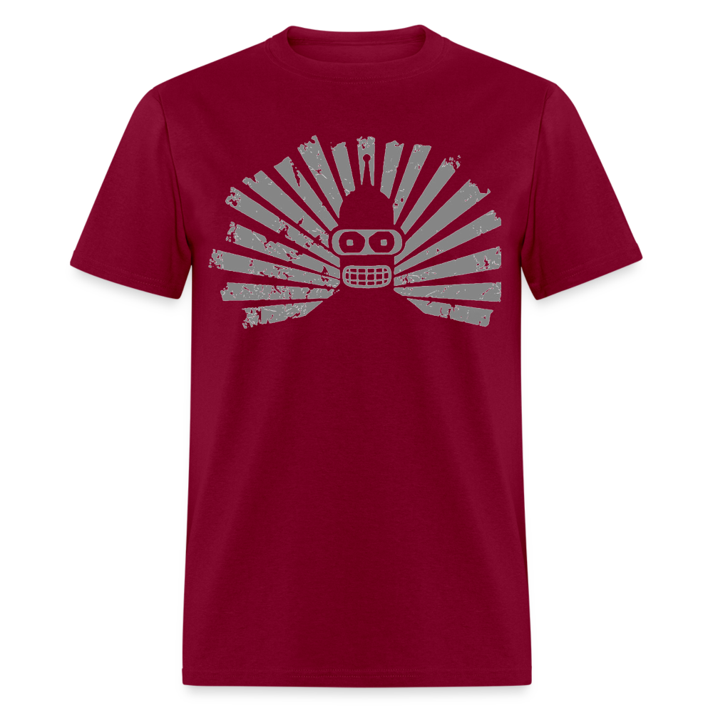 Starbend (black and white) - burgundy