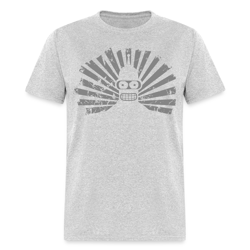Starbend (black and white) - heather gray