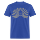 Starbend (black and white) - royal blue