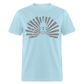 Starbend (black and white) - powder blue