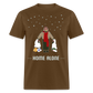 Red Scarf - brown