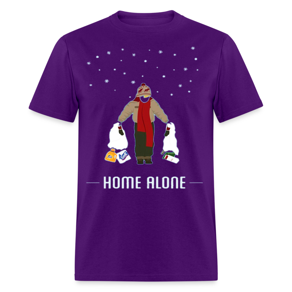 Red Scarf - purple