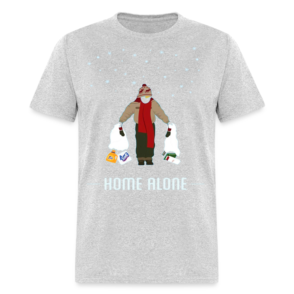 Red Scarf - heather gray