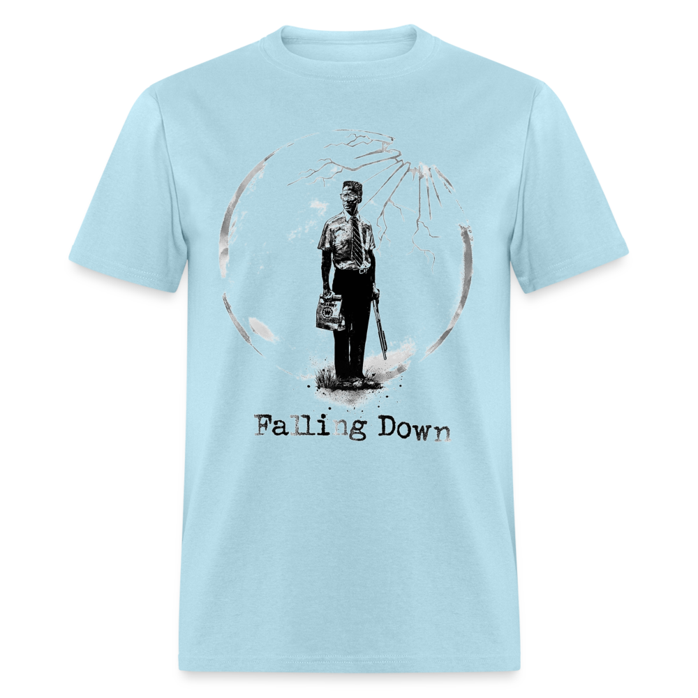 Falling Down - powder blue